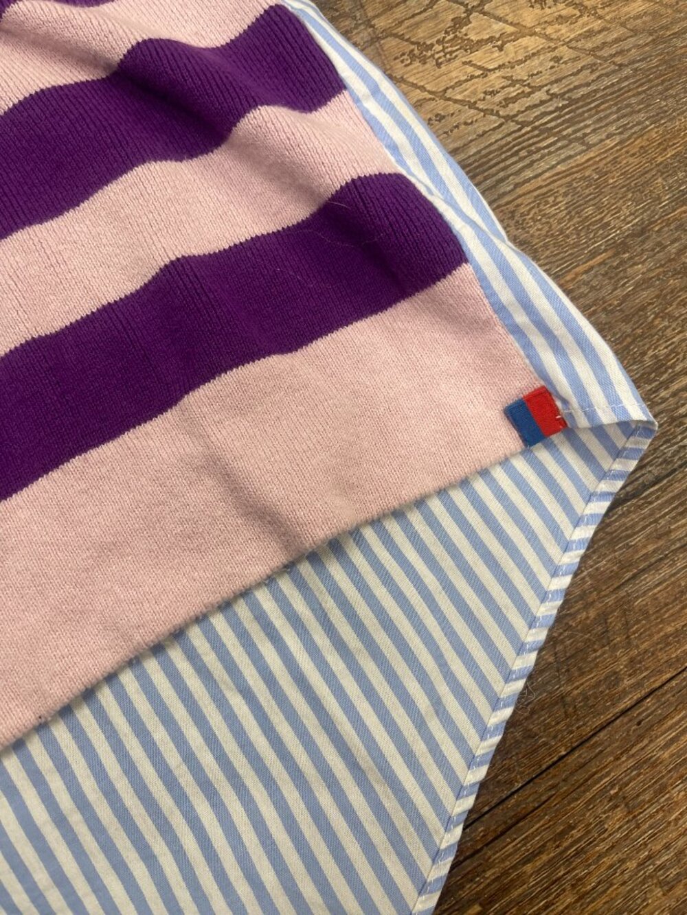 KULE The Joey Colorblock Stripe Rugby Top Small - Picture 6 of 8